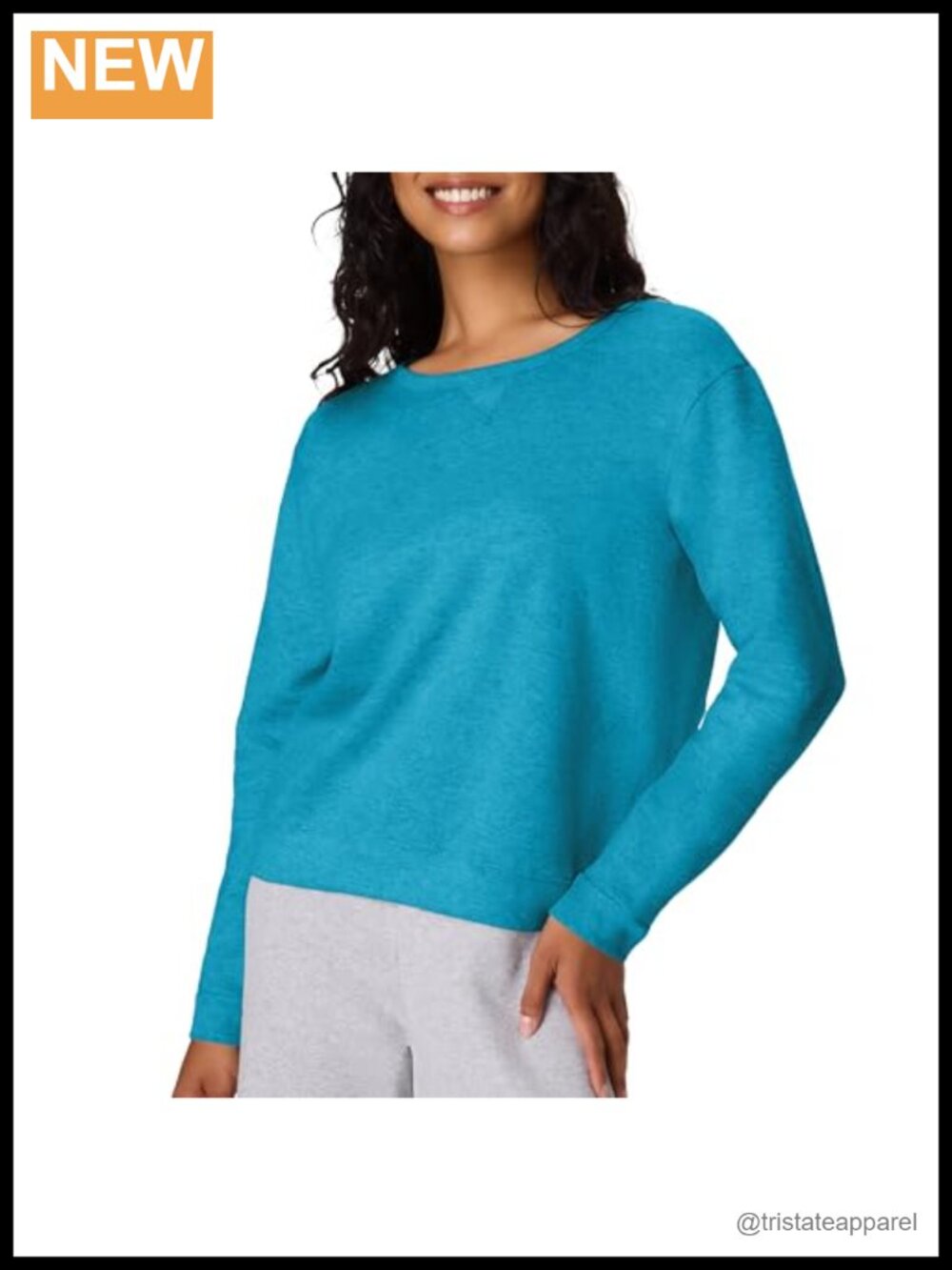 Hanes EcoSmart Fleece Pullover Sweatshirt Crew Neck Long Sleeve